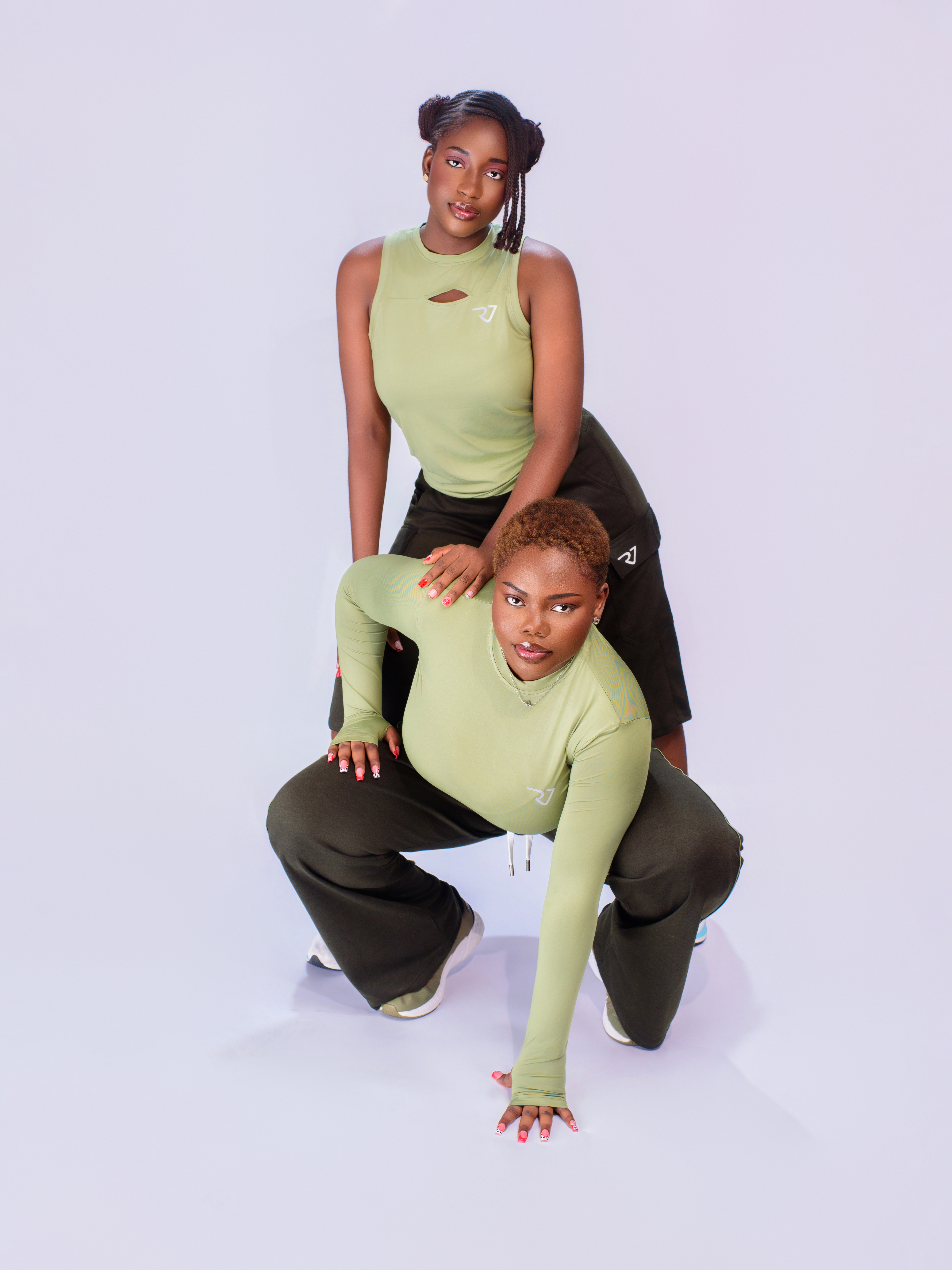 Green joggers and top set