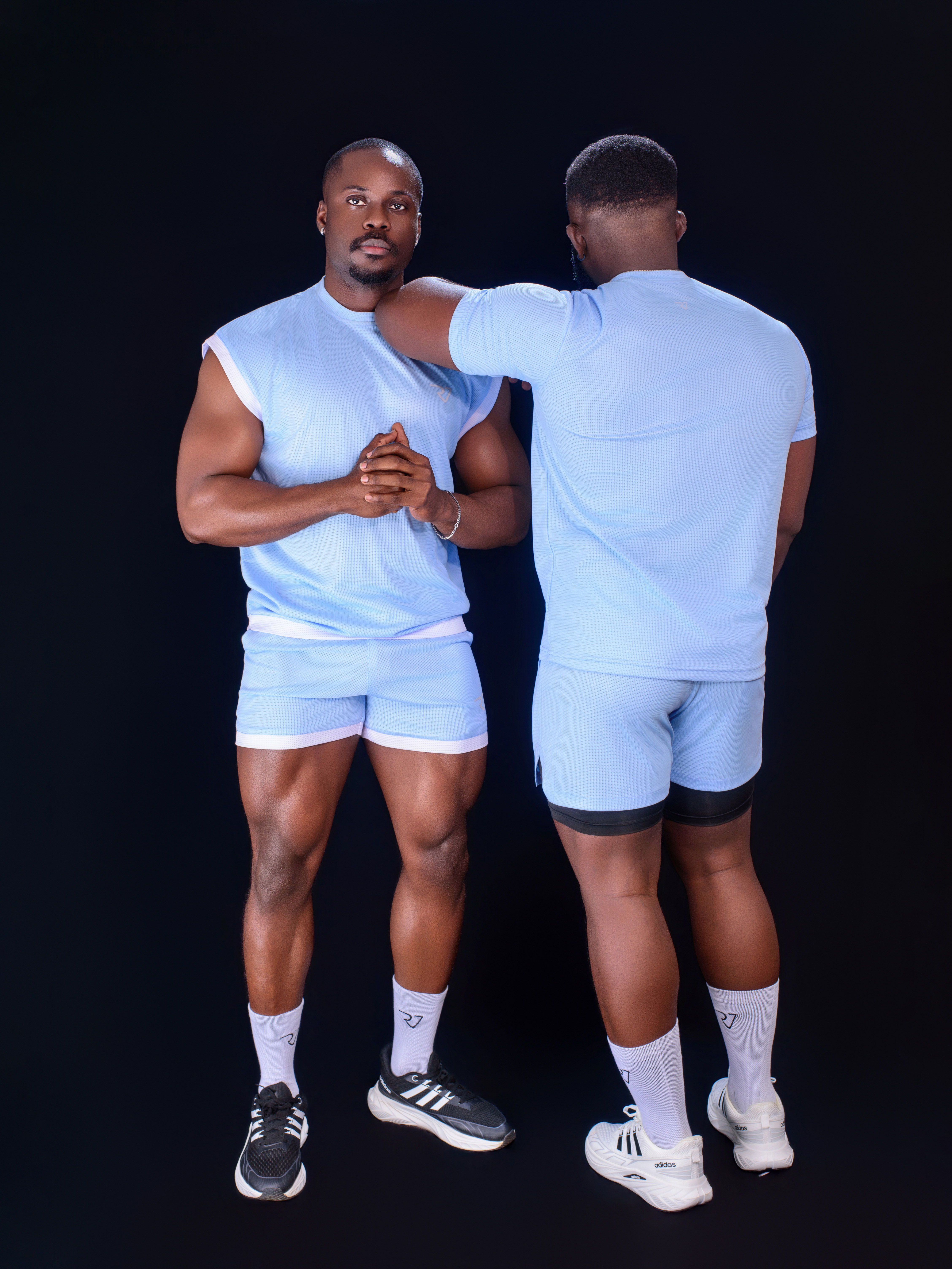 Blue top and short - Image 4