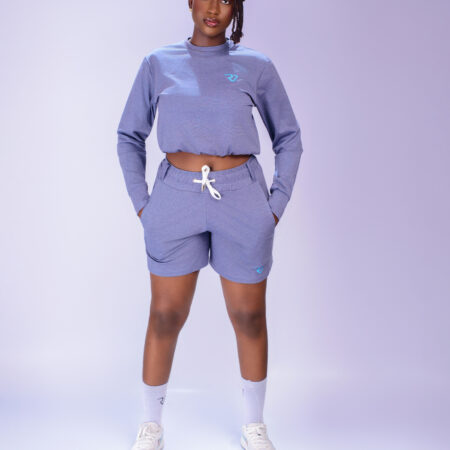Cropped hoodie and short
