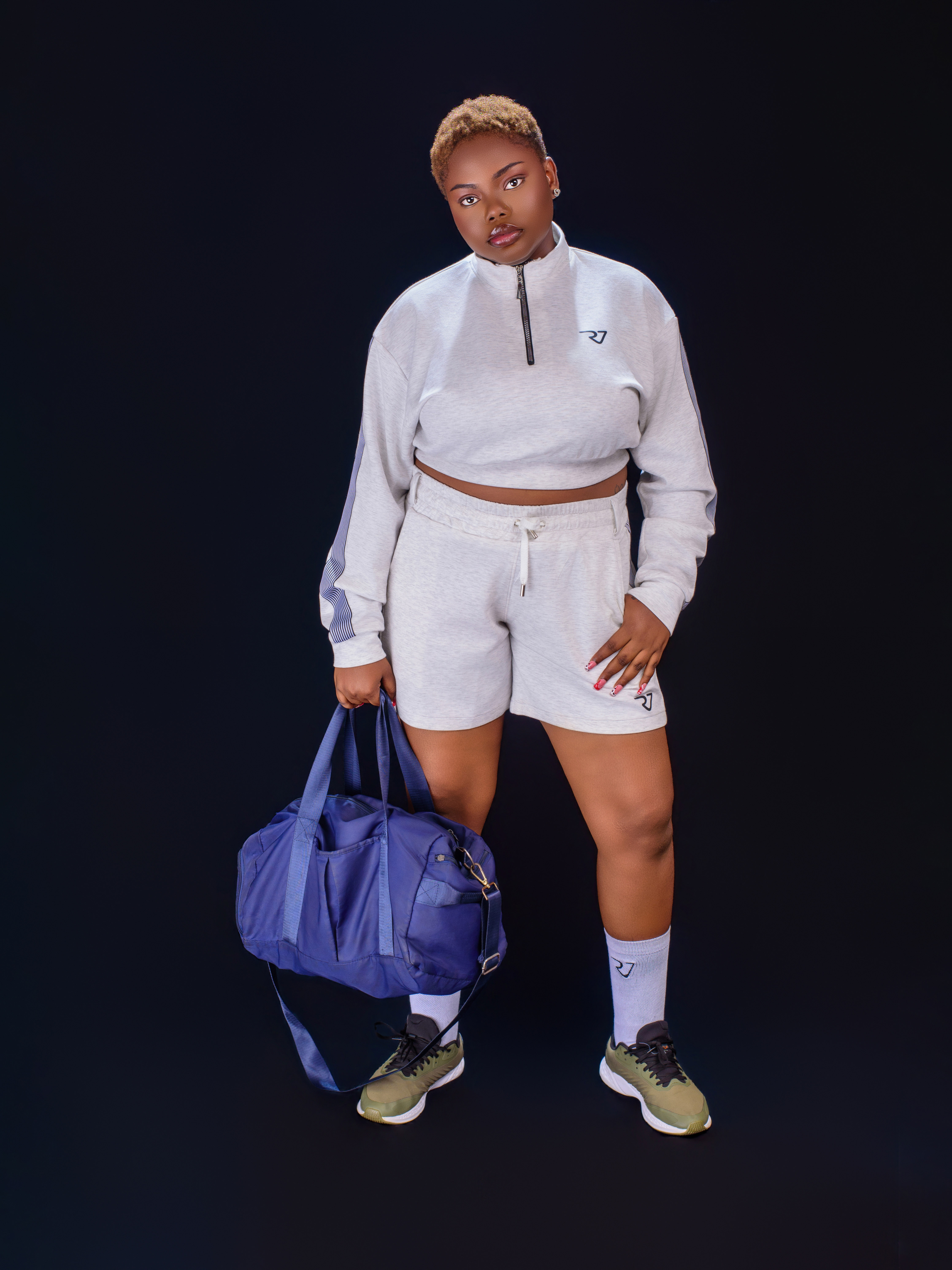 Sweatshirt and shorts